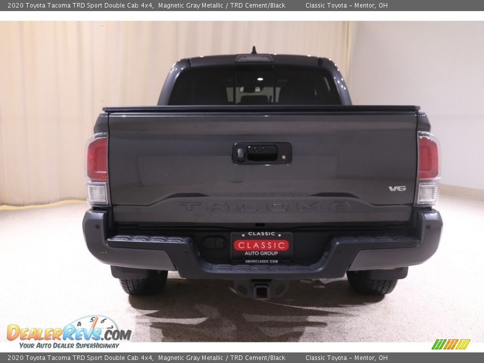 2020 Toyota Tacoma TRD Sport Double Cab 4x4 Magnetic Gray Metallic / TRD Cement/Black Photo #18