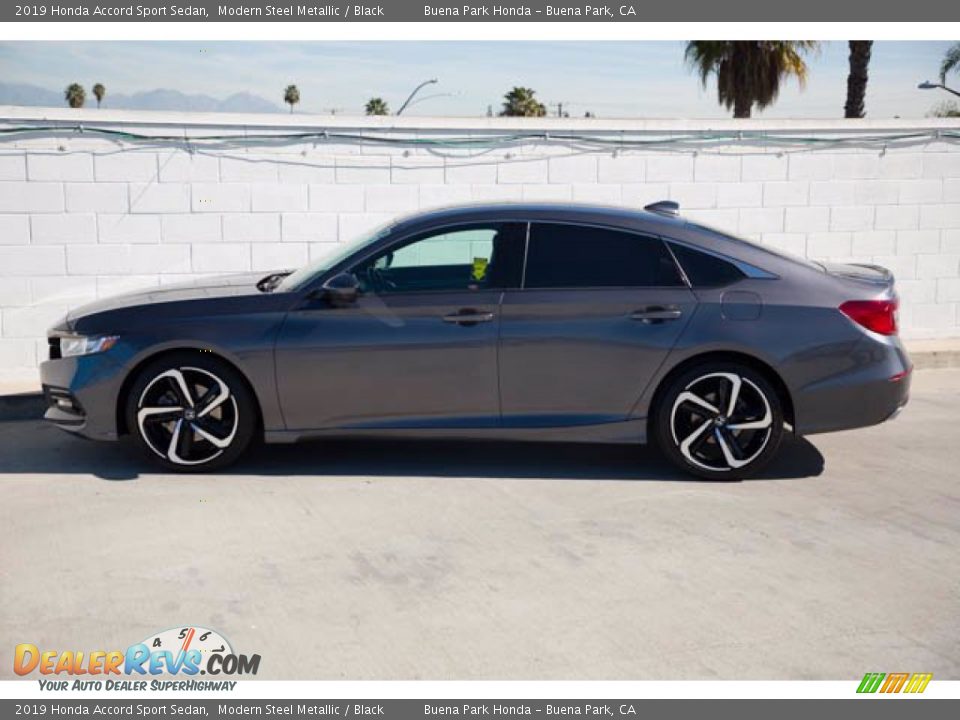 2019 Honda Accord Sport Sedan Modern Steel Metallic / Black Photo #8