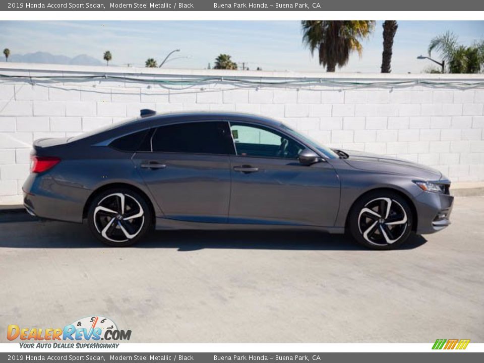 2019 Honda Accord Sport Sedan Modern Steel Metallic / Black Photo #12