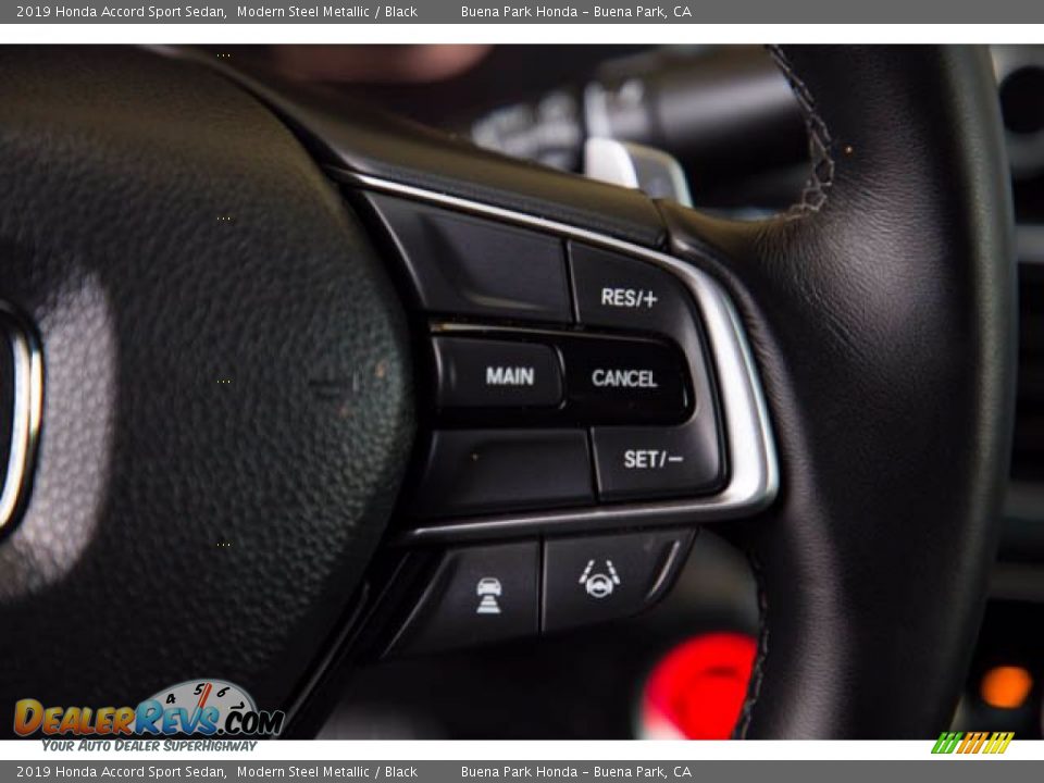 2019 Honda Accord Sport Sedan Modern Steel Metallic / Black Photo #15