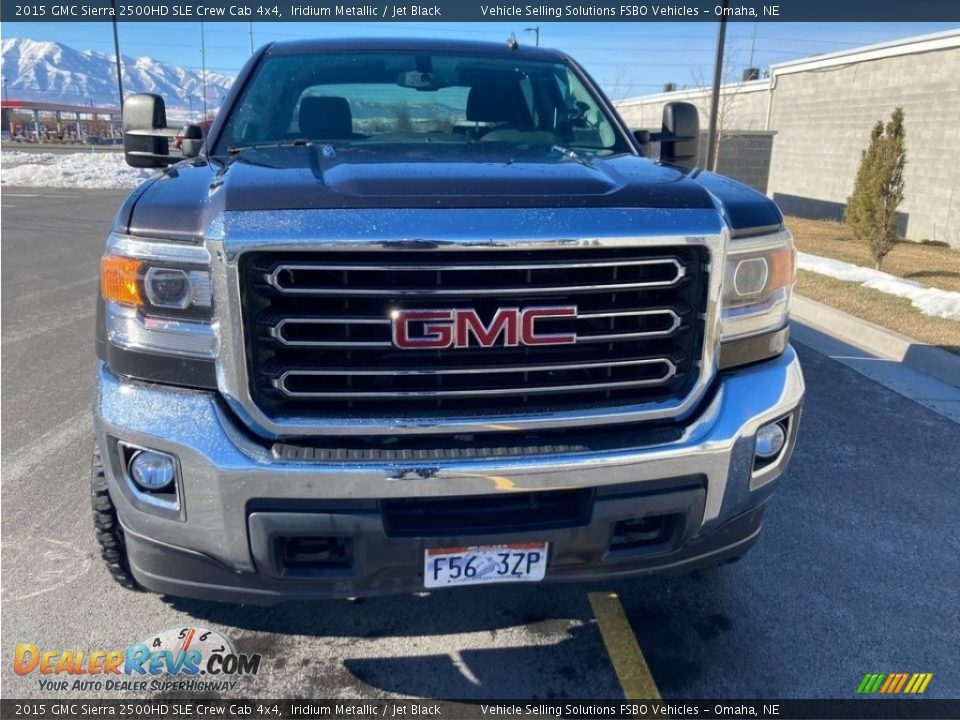 2015 GMC Sierra 2500HD SLE Crew Cab 4x4 Iridium Metallic / Jet Black Photo #1