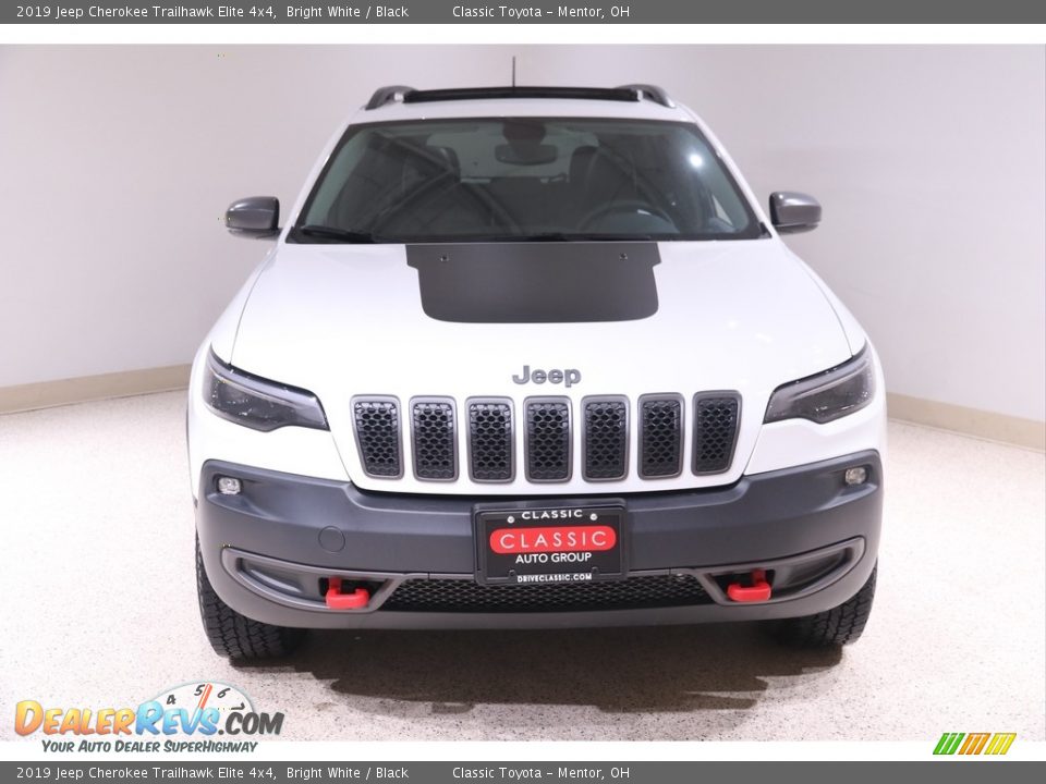 2019 Jeep Cherokee Trailhawk Elite 4x4 Bright White / Black Photo #2