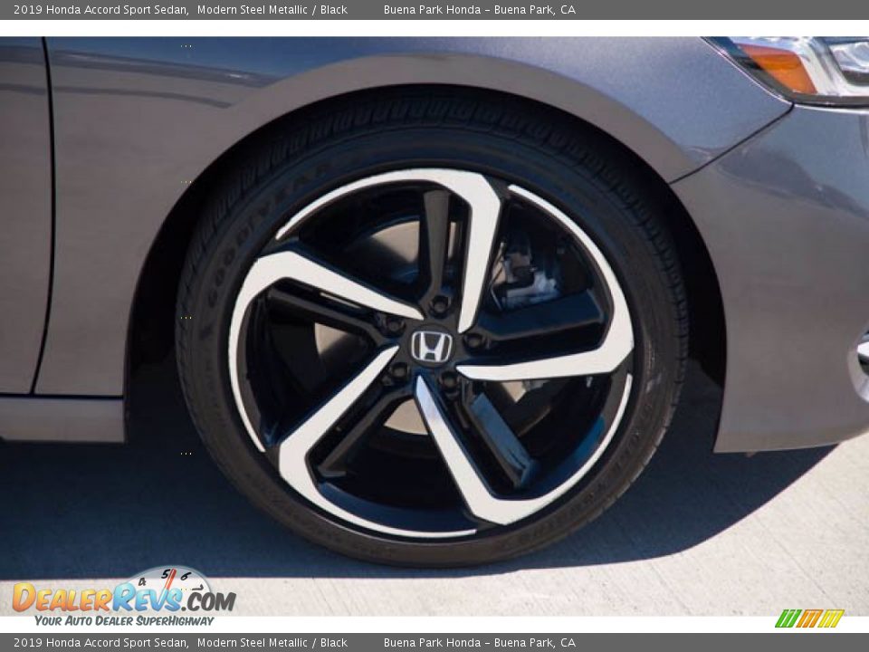2019 Honda Accord Sport Sedan Modern Steel Metallic / Black Photo #35