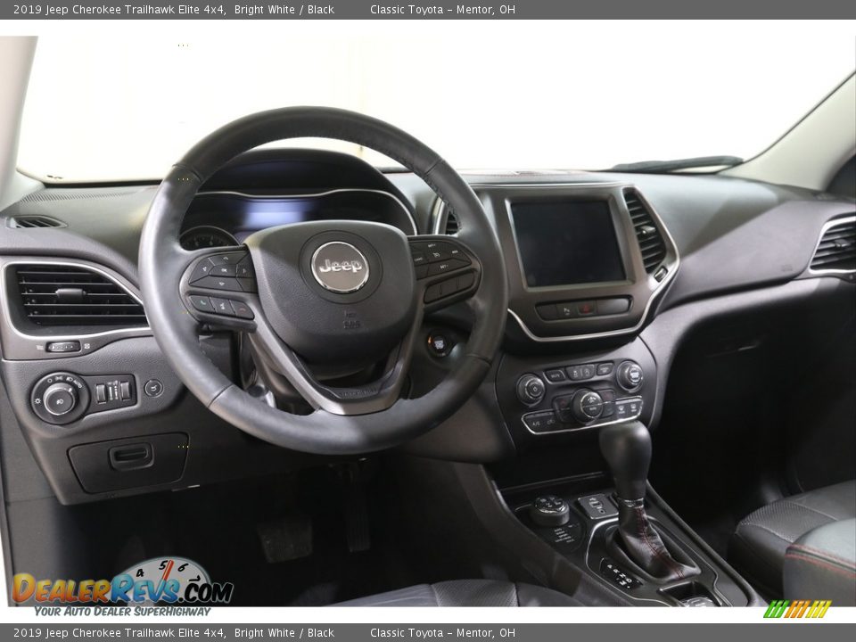 2019 Jeep Cherokee Trailhawk Elite 4x4 Bright White / Black Photo #6