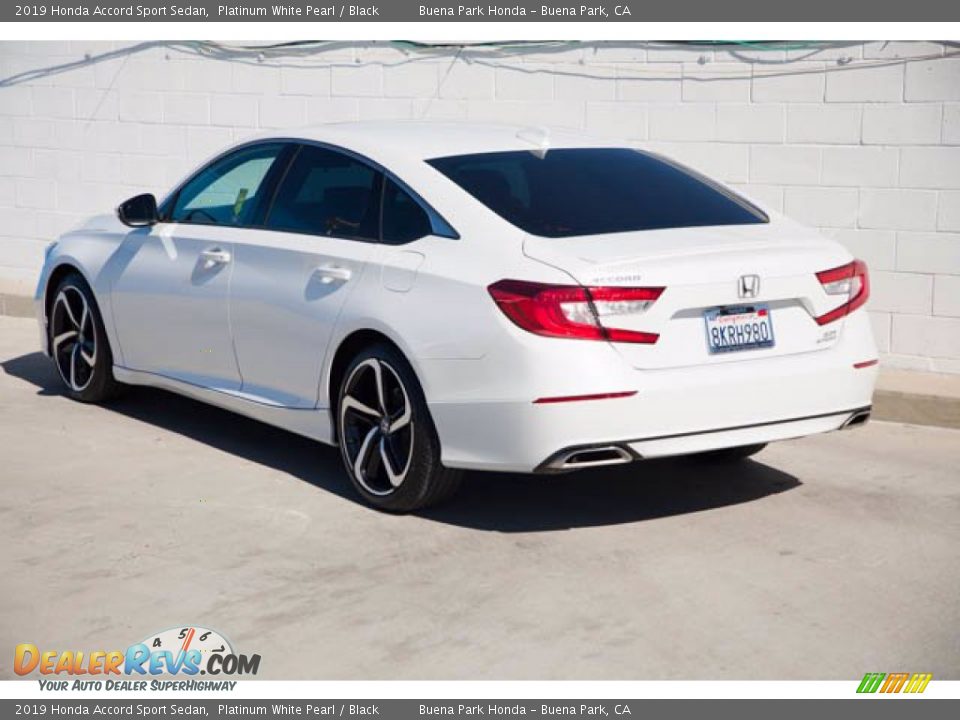 2019 Honda Accord Sport Sedan Platinum White Pearl / Black Photo #2