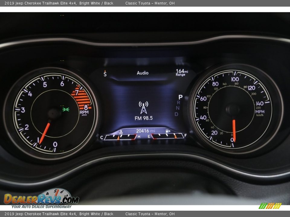 2019 Jeep Cherokee Trailhawk Elite 4x4 Gauges Photo #8
