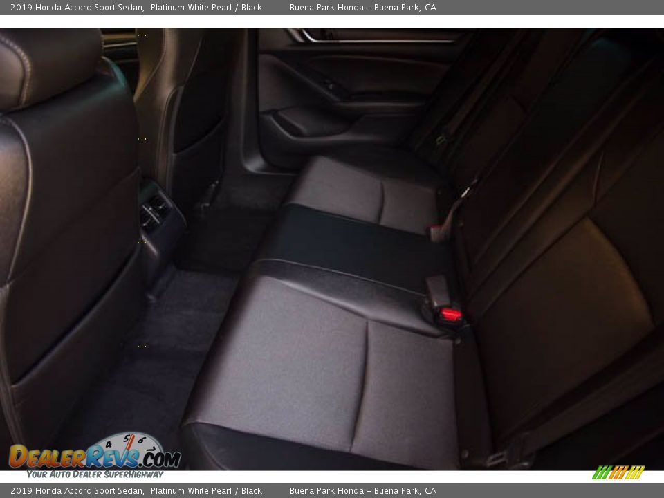 2019 Honda Accord Sport Sedan Platinum White Pearl / Black Photo #4