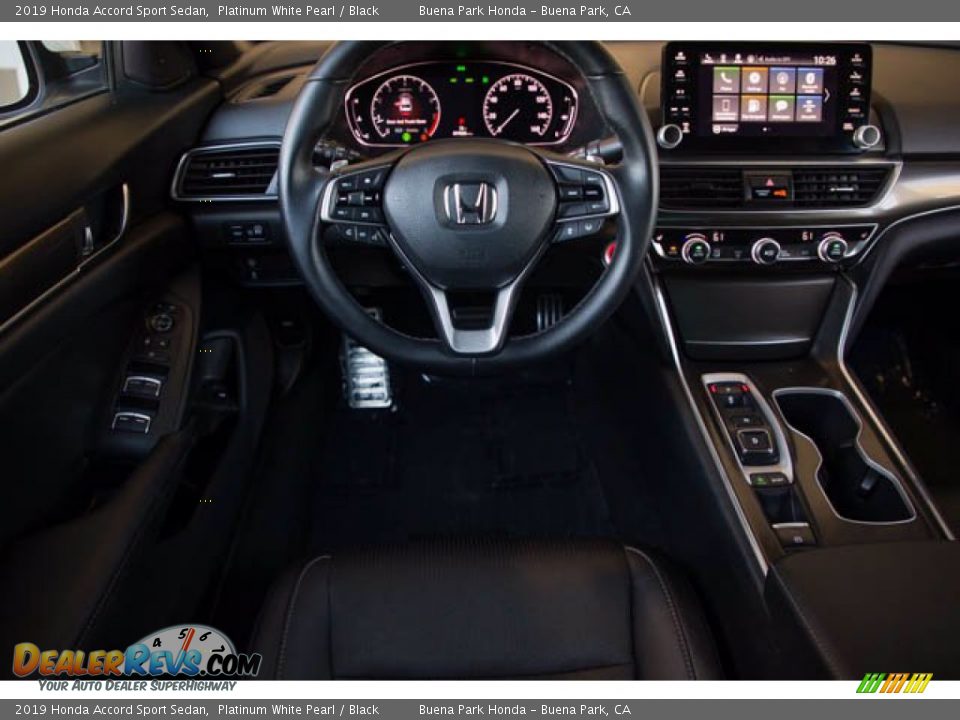 2019 Honda Accord Sport Sedan Platinum White Pearl / Black Photo #5