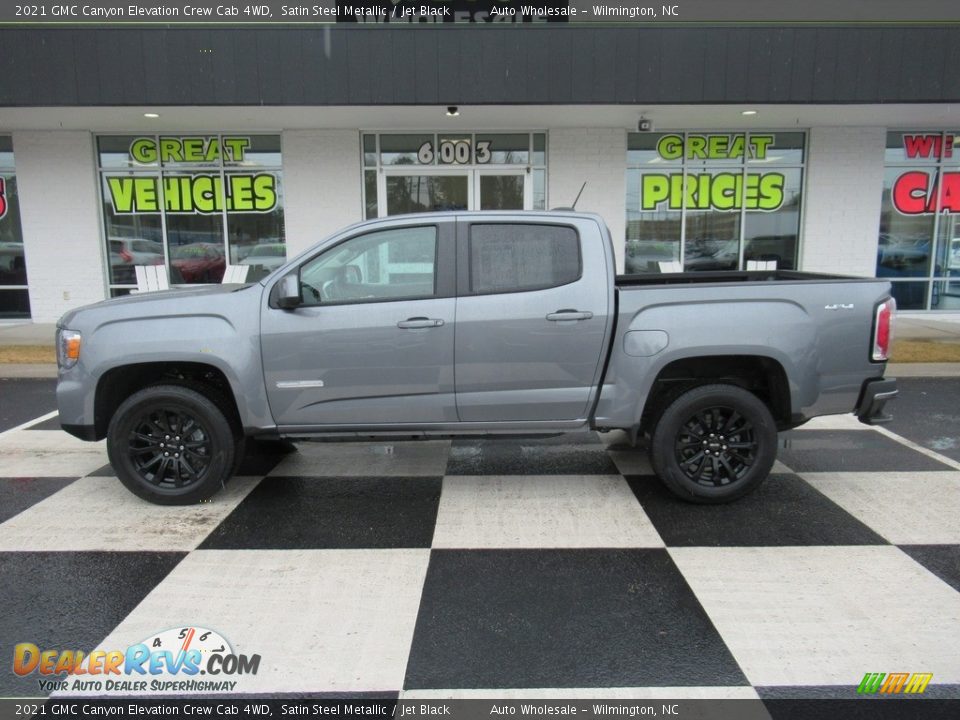 2021 GMC Canyon Elevation Crew Cab 4WD Satin Steel Metallic / Jet Black Photo #1