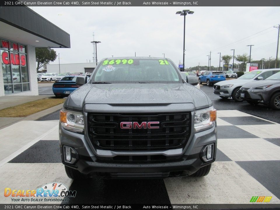 2021 GMC Canyon Elevation Crew Cab 4WD Satin Steel Metallic / Jet Black Photo #2