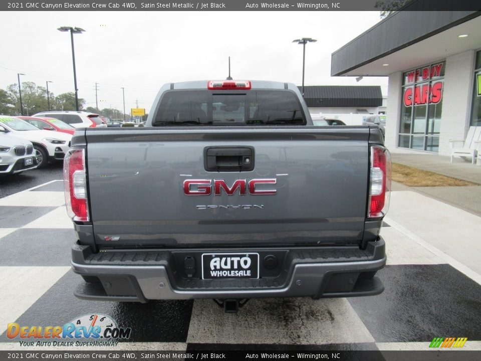 2021 GMC Canyon Elevation Crew Cab 4WD Satin Steel Metallic / Jet Black Photo #4