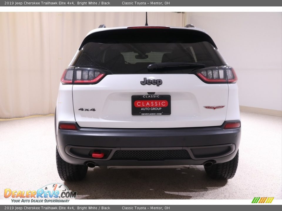 2019 Jeep Cherokee Trailhawk Elite 4x4 Bright White / Black Photo #23