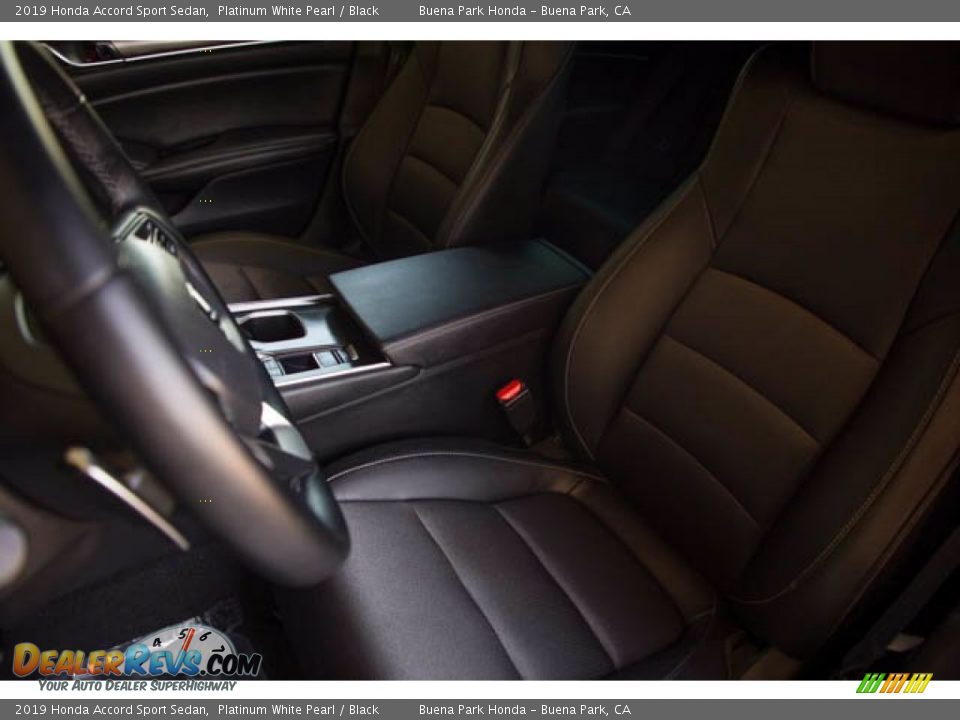 2019 Honda Accord Sport Sedan Platinum White Pearl / Black Photo #18