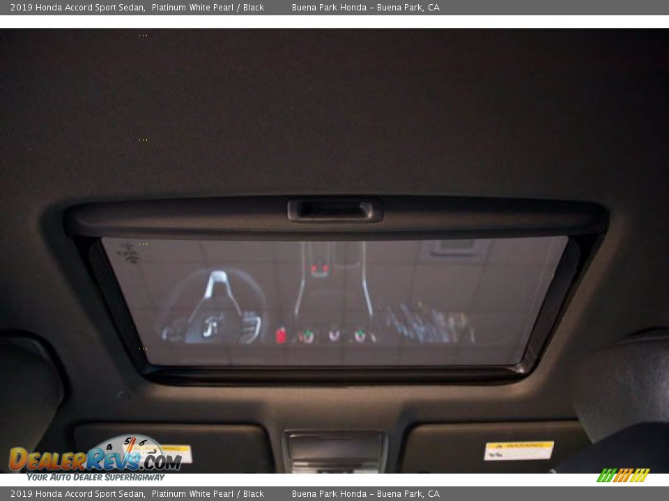 2019 Honda Accord Sport Sedan Platinum White Pearl / Black Photo #19