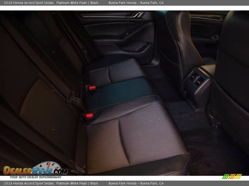 2019 Honda Accord Sport Sedan Platinum White Pearl / Black Photo #22