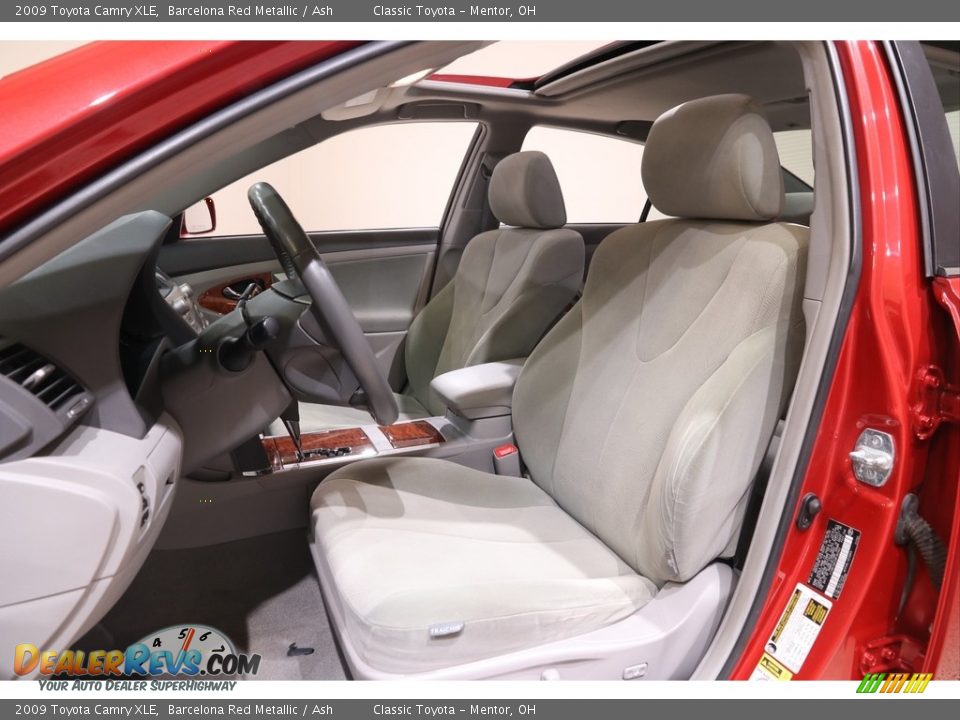 2009 Toyota Camry XLE Barcelona Red Metallic / Ash Photo #5