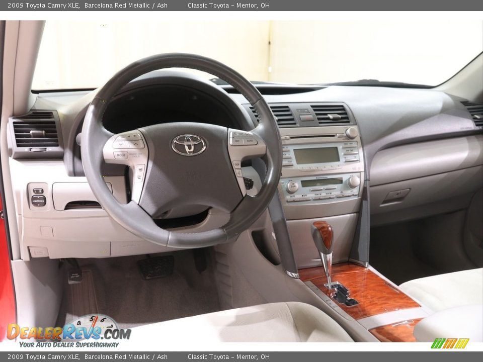2009 Toyota Camry XLE Barcelona Red Metallic / Ash Photo #6