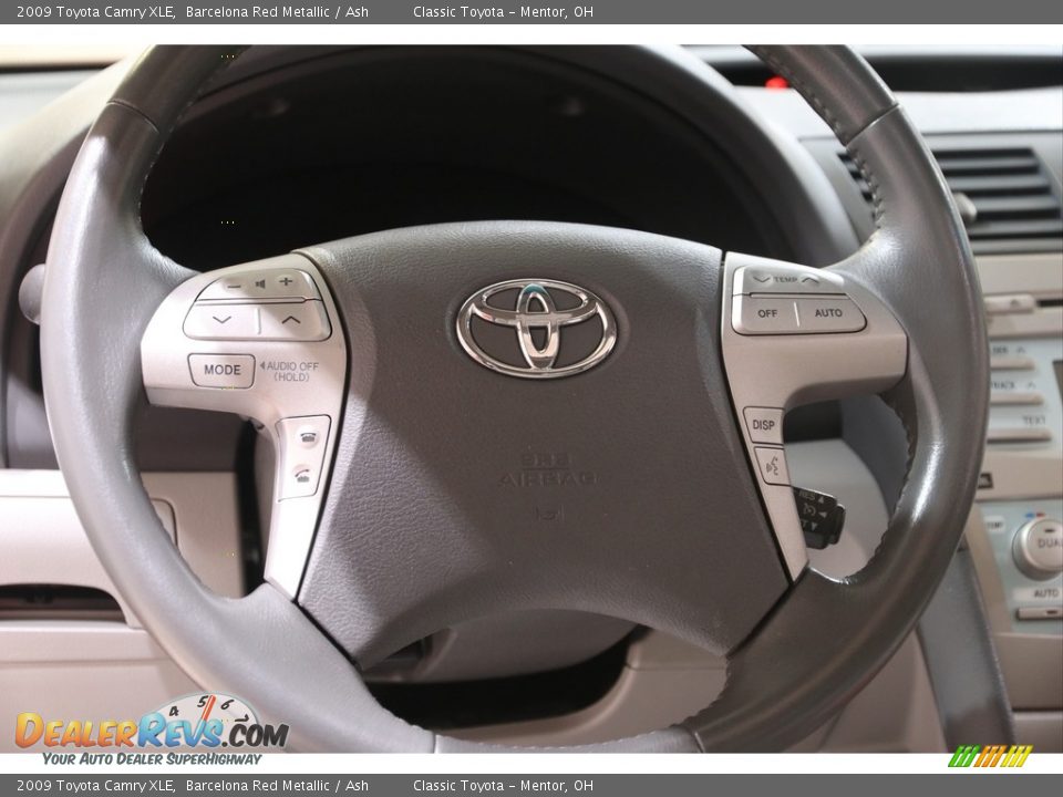 2009 Toyota Camry XLE Barcelona Red Metallic / Ash Photo #7