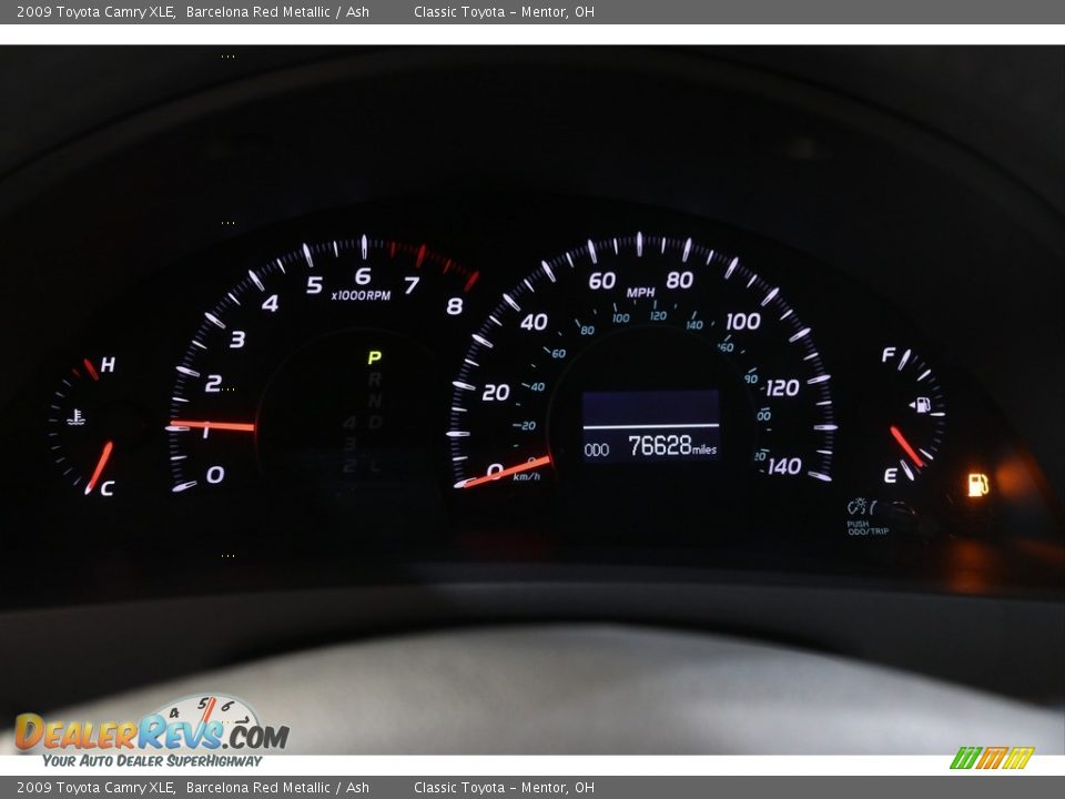 2009 Toyota Camry XLE Barcelona Red Metallic / Ash Photo #8
