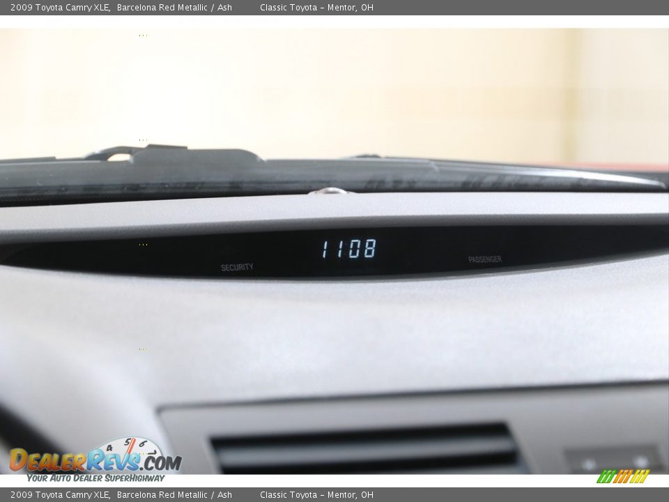 2009 Toyota Camry XLE Barcelona Red Metallic / Ash Photo #9