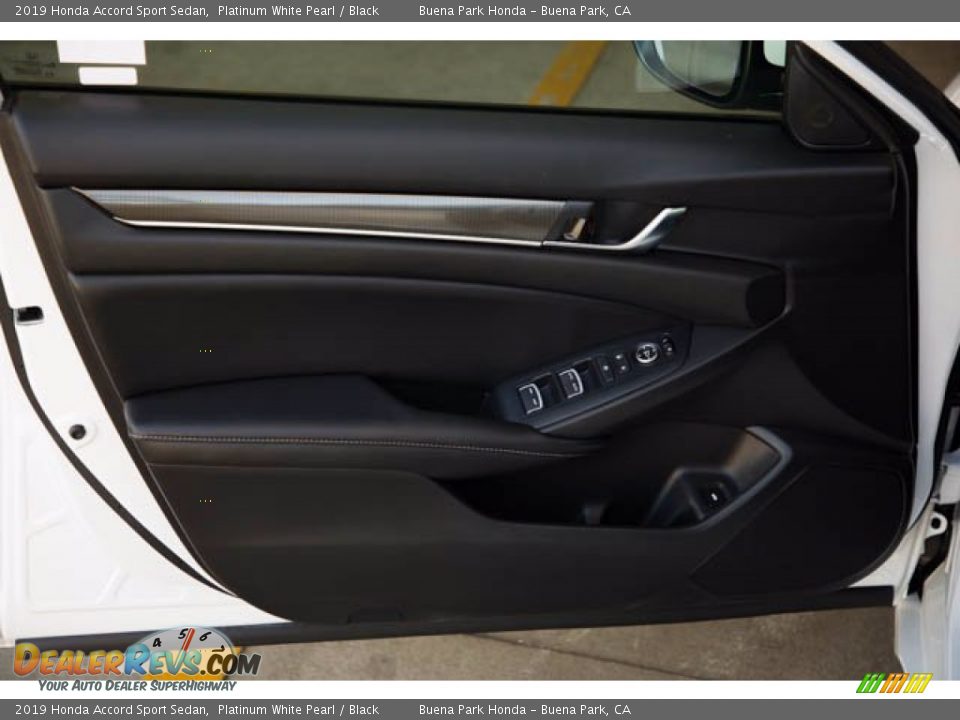2019 Honda Accord Sport Sedan Platinum White Pearl / Black Photo #29