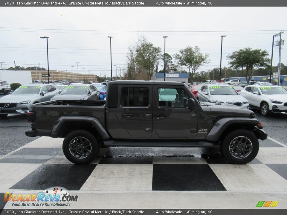 2020 Jeep Gladiator Overland 4x4 Granite Crystal Metallic / Black/Dark Saddle Photo #3