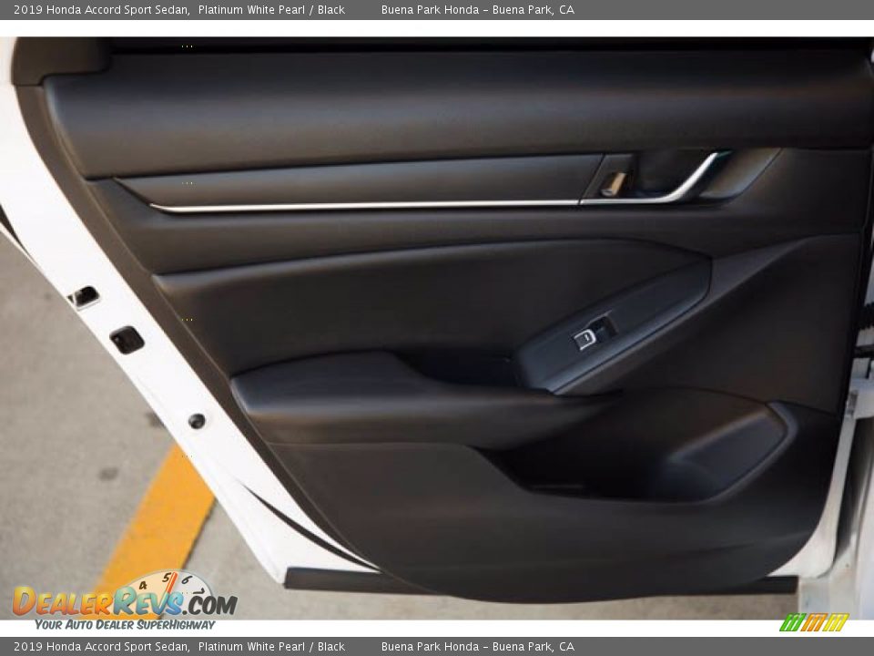 2019 Honda Accord Sport Sedan Platinum White Pearl / Black Photo #31