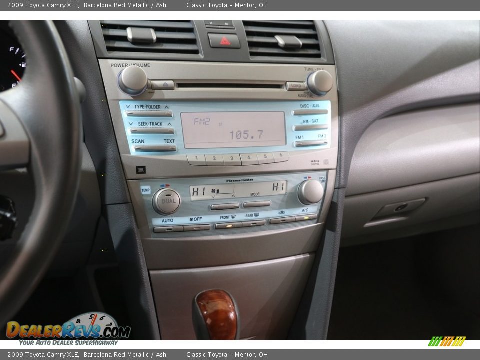 2009 Toyota Camry XLE Barcelona Red Metallic / Ash Photo #12