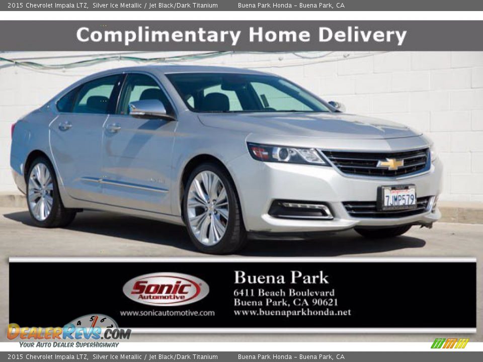 2015 Chevrolet Impala LTZ Silver Ice Metallic / Jet Black/Dark Titanium Photo #1