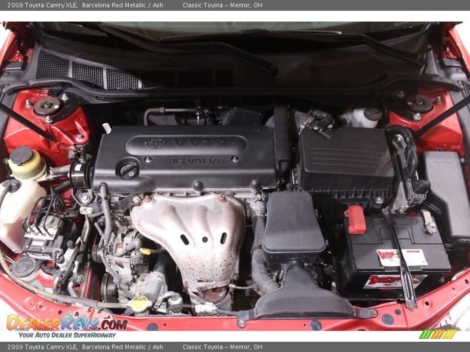 2009 Toyota Camry XLE Barcelona Red Metallic / Ash Photo #20