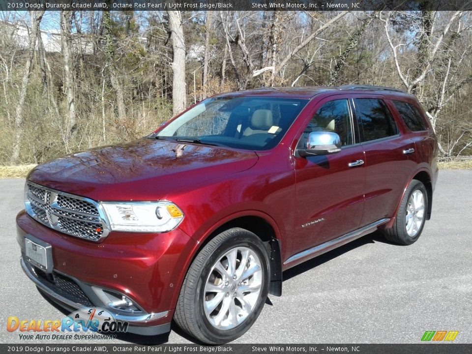 2019 Dodge Durango Citadel AWD Octane Red Pearl / Light Frost Beige/Black Photo #2