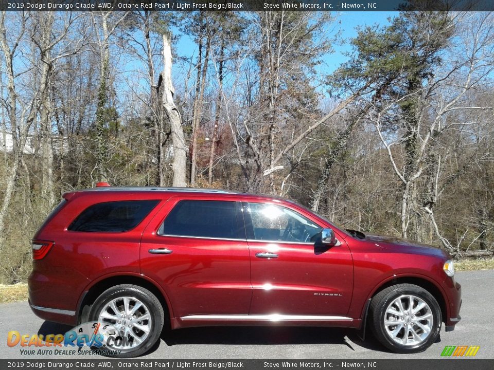 2019 Dodge Durango Citadel AWD Octane Red Pearl / Light Frost Beige/Black Photo #5