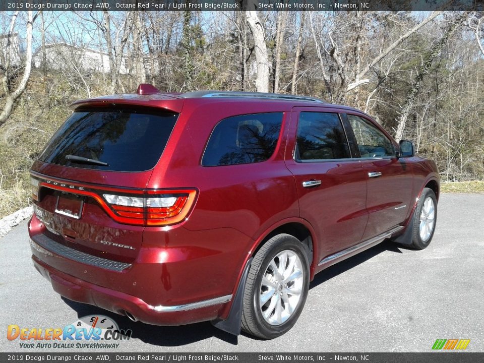 2019 Dodge Durango Citadel AWD Octane Red Pearl / Light Frost Beige/Black Photo #6