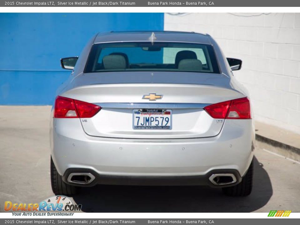 2015 Chevrolet Impala LTZ Silver Ice Metallic / Jet Black/Dark Titanium Photo #9