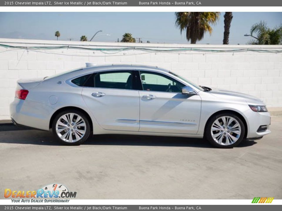 2015 Chevrolet Impala LTZ Silver Ice Metallic / Jet Black/Dark Titanium Photo #12