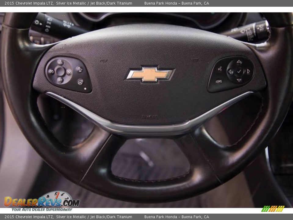 2015 Chevrolet Impala LTZ Silver Ice Metallic / Jet Black/Dark Titanium Photo #13