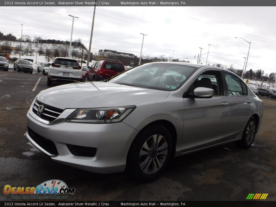 2013 Honda Accord LX Sedan Alabaster Silver Metallic / Gray Photo #5