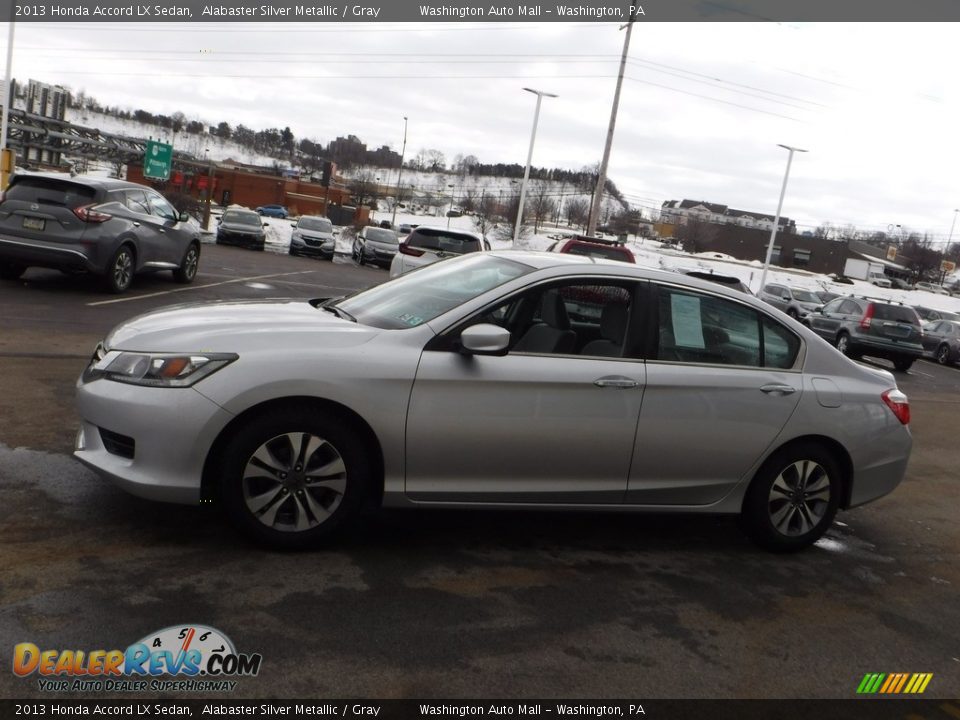 2013 Honda Accord LX Sedan Alabaster Silver Metallic / Gray Photo #6