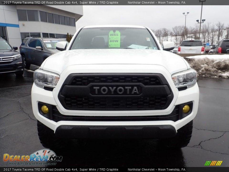 2017 Toyota Tacoma TRD Off Road Double Cab 4x4 Super White / TRD Graphite Photo #12