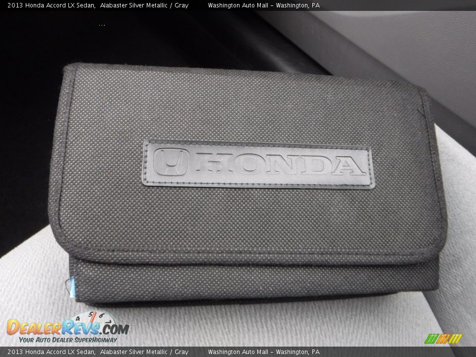 2013 Honda Accord LX Sedan Alabaster Silver Metallic / Gray Photo #22