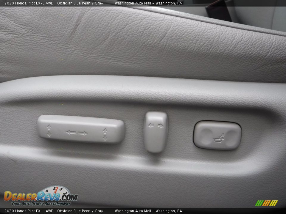 2020 Honda Pilot EX-L AWD Obsidian Blue Pearl / Gray Photo #15