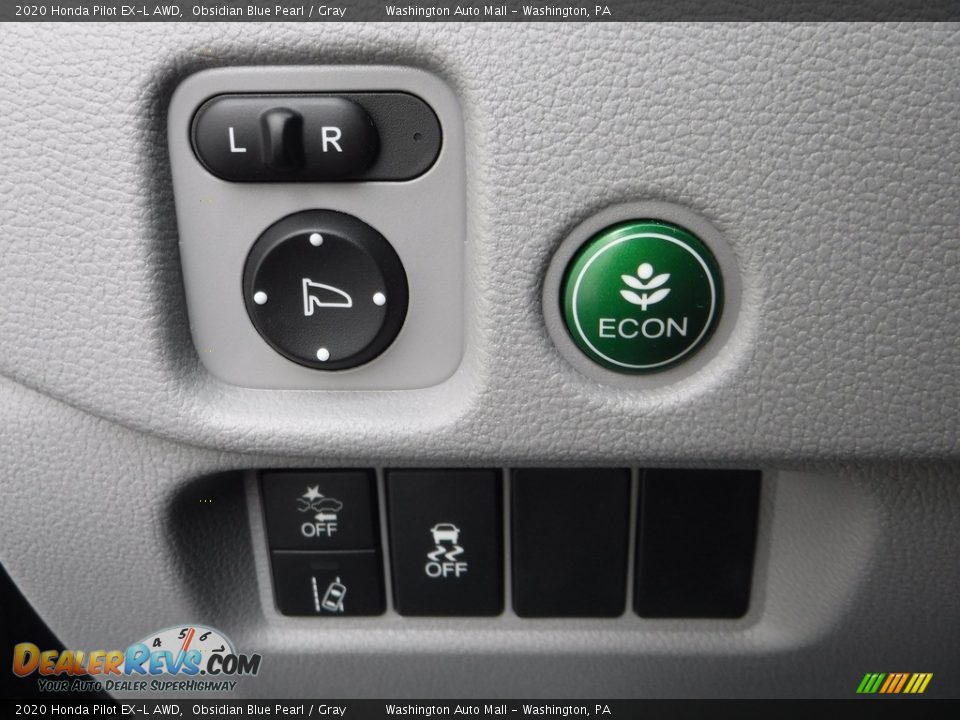 2020 Honda Pilot EX-L AWD Obsidian Blue Pearl / Gray Photo #16