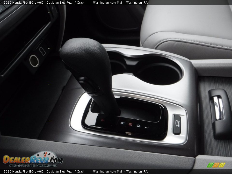 2020 Honda Pilot EX-L AWD Obsidian Blue Pearl / Gray Photo #17