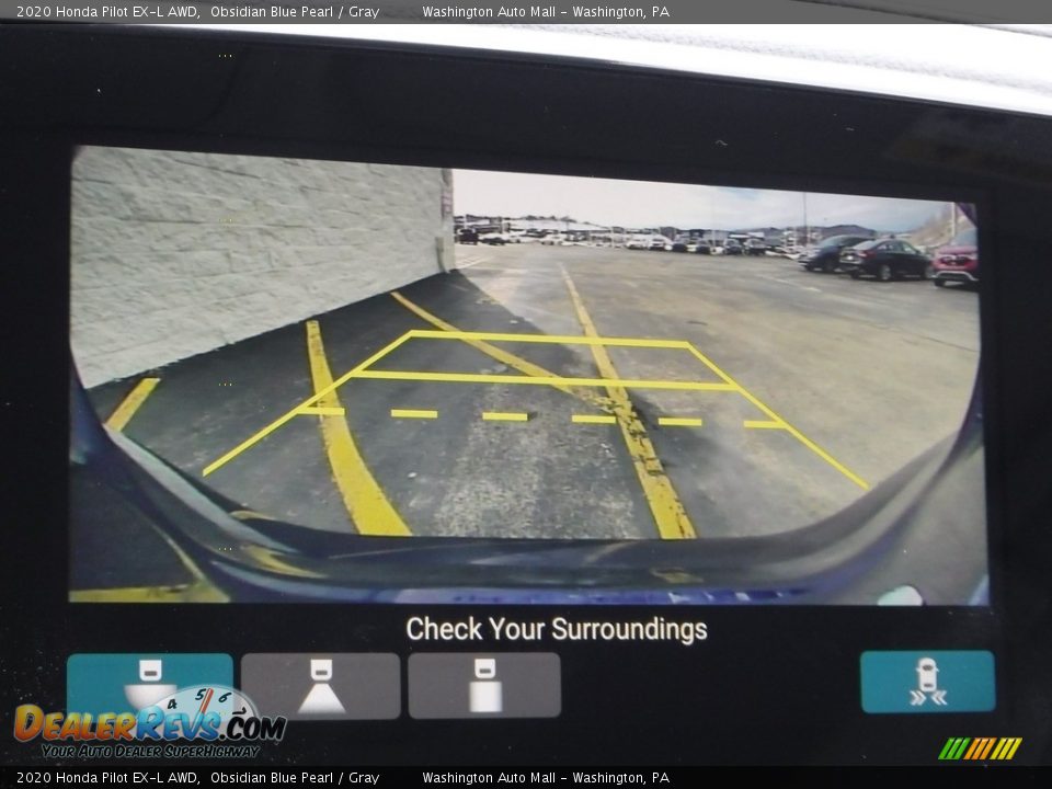 2020 Honda Pilot EX-L AWD Obsidian Blue Pearl / Gray Photo #21