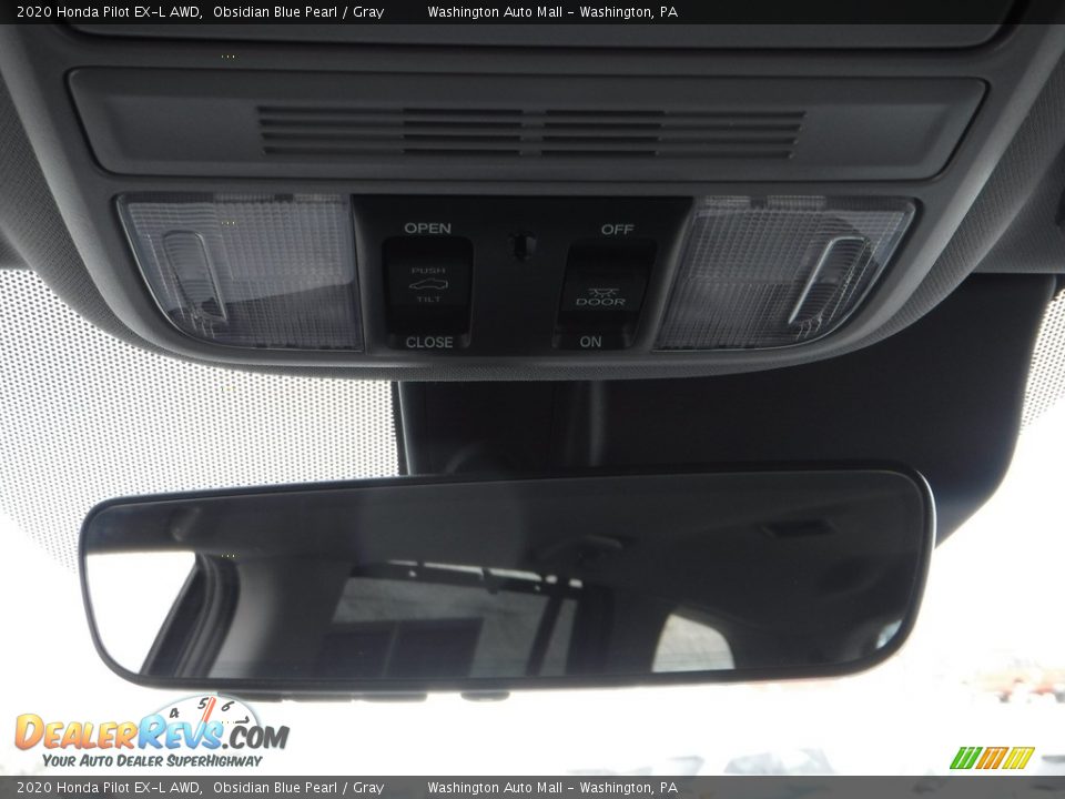 2020 Honda Pilot EX-L AWD Obsidian Blue Pearl / Gray Photo #22