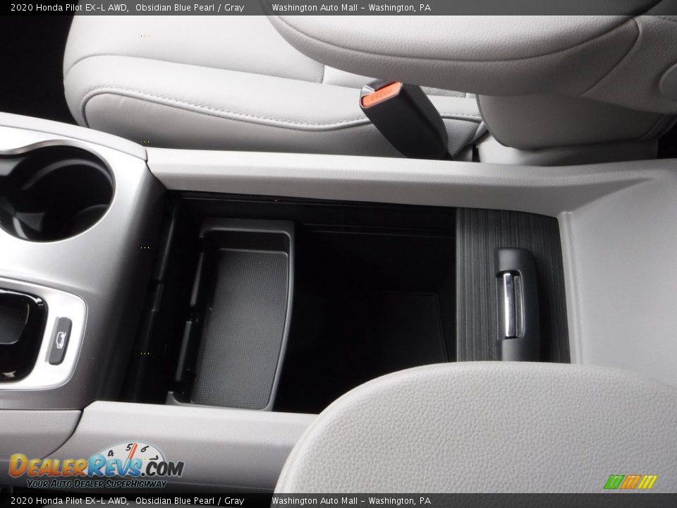 2020 Honda Pilot EX-L AWD Obsidian Blue Pearl / Gray Photo #26