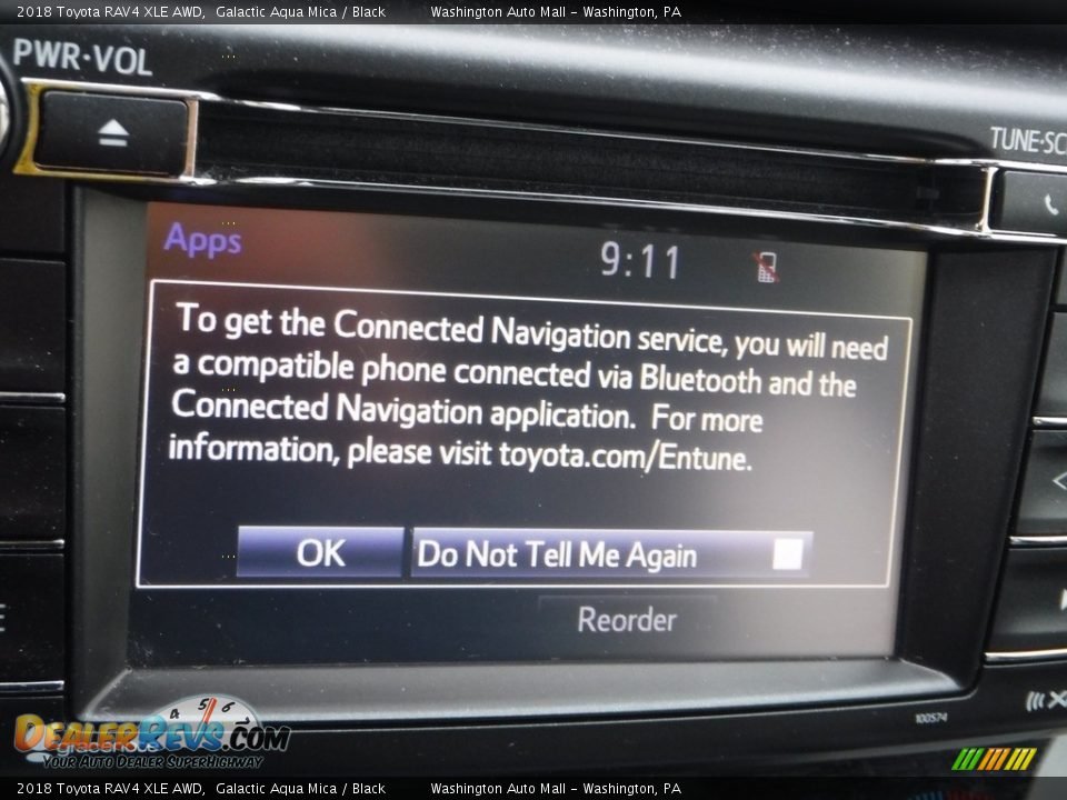 2018 Toyota RAV4 XLE AWD Galactic Aqua Mica / Black Photo #4