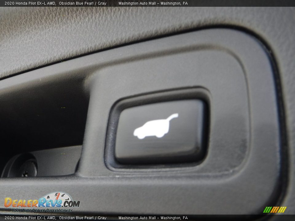 2020 Honda Pilot EX-L AWD Obsidian Blue Pearl / Gray Photo #30