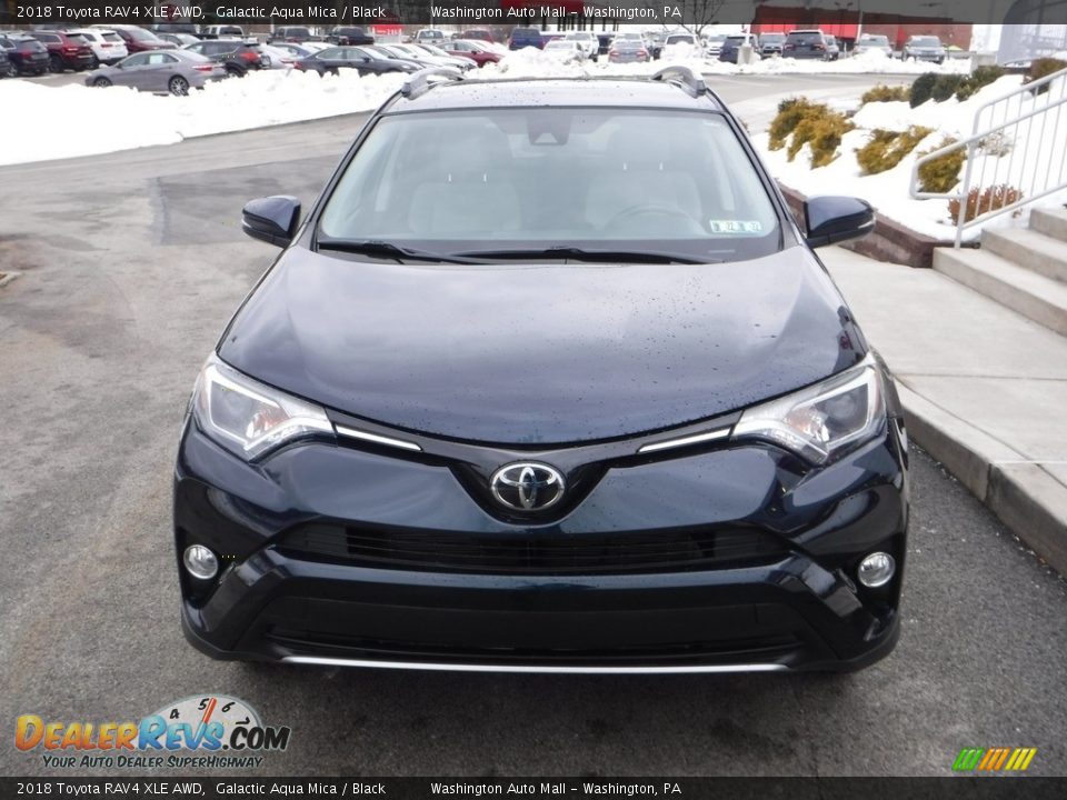 2018 Toyota RAV4 XLE AWD Galactic Aqua Mica / Black Photo #10