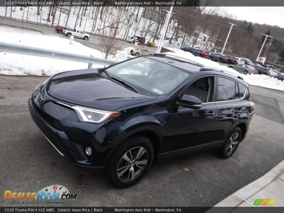 2018 Toyota RAV4 XLE AWD Galactic Aqua Mica / Black Photo #11